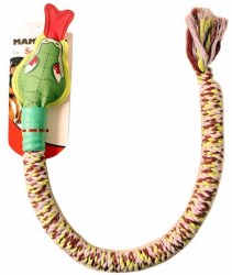 Mammoth Snake Biter with Squeaky Head Dog Toy 28 inch