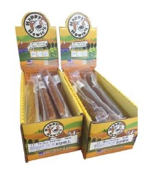 HappyHowies Beef Sausage, Dog Treats, 12 inch, Case of 36