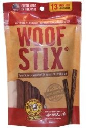 Happy Howies Beef Woof Stix Dog Treats, 6 inch, 13 count