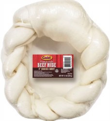 Cadet Premium Grade Braided Beefhide Donut, 8 inch