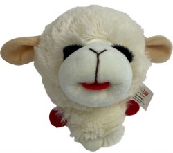 Multipet Lamb Chop Knobby Noggins, White, Small