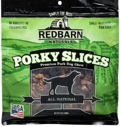 Redbarn Naturals Porky Slices Chew, Bagged, Dog Treats 1.5lb