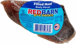 RedBarn Naturals Filled Hoof Treat, Beef, Dog Natural Bones, 3.6oz