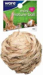 Ware Mini Sisal Nature Ball Small Animal Chew and Toy