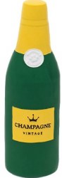 Zippy Paws Latex Happy House Crusherz Champagne, Green, Dog Toys, Medium