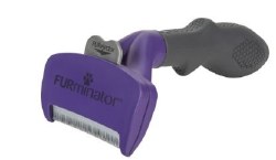 Furminator Short Hair Deshedding Brush with Skin Guard for Cats, Large