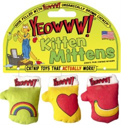 Yeowww! Kitten Mittens, 3 pack