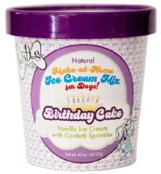 Lazy Dog Make at Home Ice Cream Mix Birthday Cake Vanilla with Confetti Sprinkles, 4.5oz