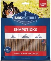 Barkworthies Snapsticks Collagen Beef, Dog Treats, 50 Count