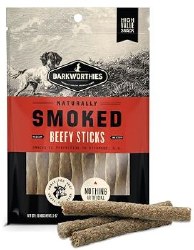 BarkWorthies Smoked Beef Stick, Dog Treats, 15 Pack