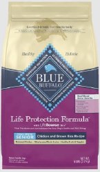 Blue Buffalo Senior Small Breed Blue Life Protection Formula, Dry Dog Food, 5lb