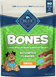 Blue Buffalo Bone Assorted Flavor Dog Biscuits Small