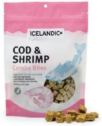 Icelandic Cod Salmon Bite, Grain Free, 3oz