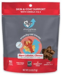 Shameless Crunchy Lobster Cheese Cat Treat 2.5oz