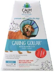 Calm Paws Caring Collar with Calming Disk for Dogs, Medium, 12-16 inch