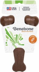 Benebone Chew Good Wish Bone with Real Peanut Butter Regular