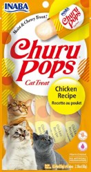 Inaba Churu Pops Cat Treats, Chicken, .54oz, 4 count