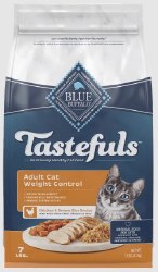 Blue Buffalo Weight Control Chicken and Brown Rice Recipe Adult, Dry Cat Food, 7lb