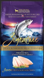 Zignature Limited Ingredient Formula Trout and Salmon Recipe Grain Free, Dry Dog Food, 25lb