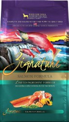 Zignature Limited Ingredient Formula Salmon and Chickpea Recipe Grain Free, Dry Dog Food, 25lb