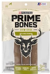 Purina Prime Bone Steak Venison Chew Large, 9.7oz