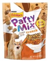 Purina Friskies Party Mix Gravy and Chicken, Cat Treats, 6oz