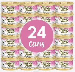 Purina Fancy Feast Sliced Chicken Hearts and Liver Feast in Gravy Canned, Wet Cat Food, Case of 24, 3oz