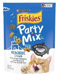 Purina Friskies Beachside Crunch, Cat Treat, 6oz