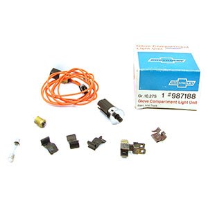 19651969 Camaro Chevelle Nova NOS Glove Box Light Assembly GM 987188