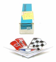 62 63 64 65 66 Corvette NOS Cross-Flags Emblem Original GM Part# 3872930