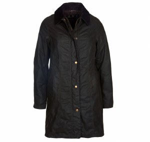Barbour Ladies Waxed Belsay Wax Jacket Olive
