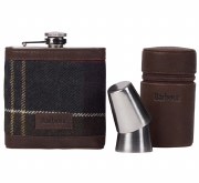 Barbour Tartan Hip Flask