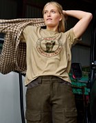 Additional picture of Harkila Stag Badge S/S T-shirt Womens
