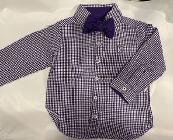 Button Down Gingham P 12 mo