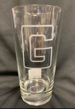 Glass Mixing Football 16 oz