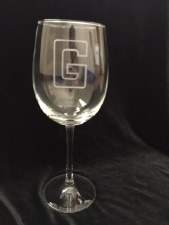 Glass Wine Stemmed "G"