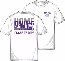 T Shirt Class of 2023 White M