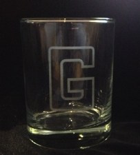 Glass, Etched Rocks