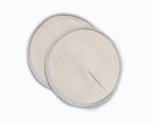 Babee Greens Organic Cotton Contoured Breast Pads, 3 pair