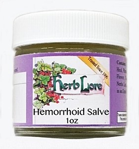 Herb Lore Hemorrhoid Salve, 1oz