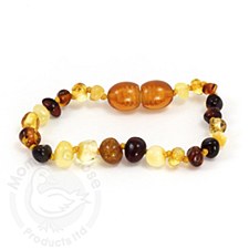 Baltic Amber Adult Bracelet Multi Color