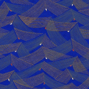 Chiyogami Klein Blue Jazz