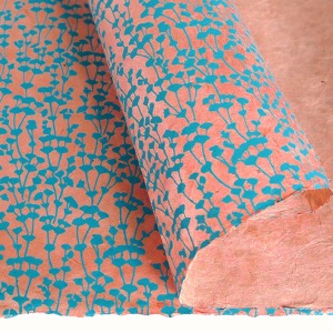 Gingko - Aqua &amp; Pink