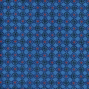 Katazome-Shi Blue Tile