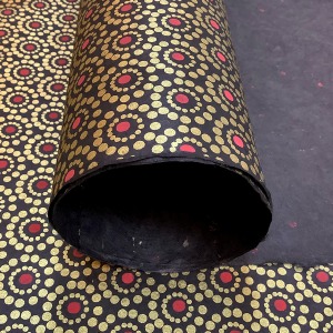 Nepali Paper Dots - Red Raven