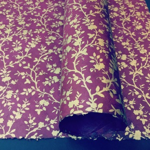 Nepali Paper Flowers - Maroon