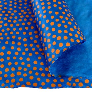Spots - Blue &amp; Terracotta