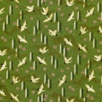 Chiyogami Green Cranes