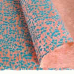 Gingko - Aqua & Pink