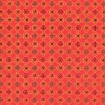 Katazome-Shi Red Tile